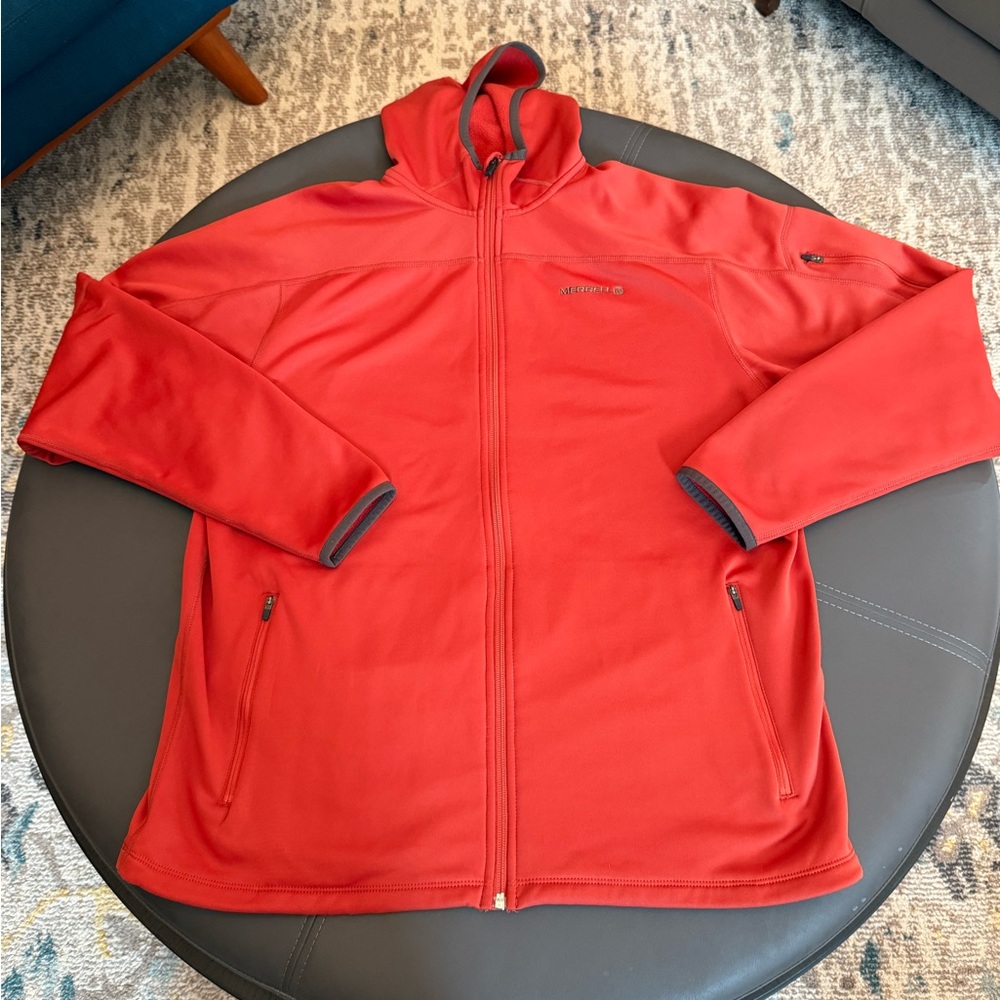 Merrell Full Zip Orange Men’s Large Hoodie